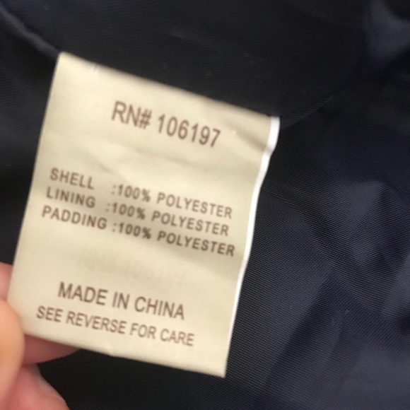 YOUNGE USA Puffer Vest in Navy Blue NWT with Pockets in Size XL - Picture 2 of 10